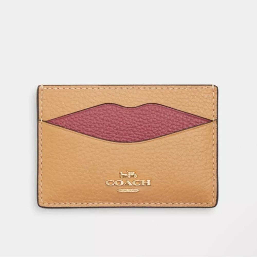 Coach Lip Card Case NWT